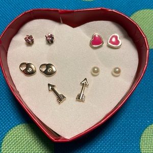 Avon Valentine’s Day earring set.